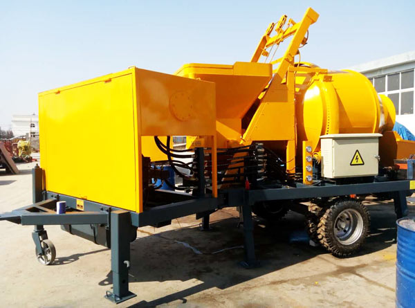 small electric concrete mixer pump