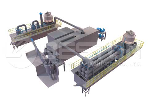 Continuous Waste Tyre Pyrolysis Plant