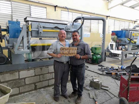 Egg Tray Machines Installed In Dominica