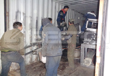 Shipment of Biomass Carbonization Equipment