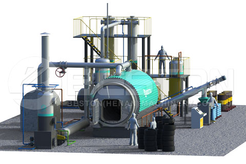 Beston Pyrolysis Plant for Sale with High Quality