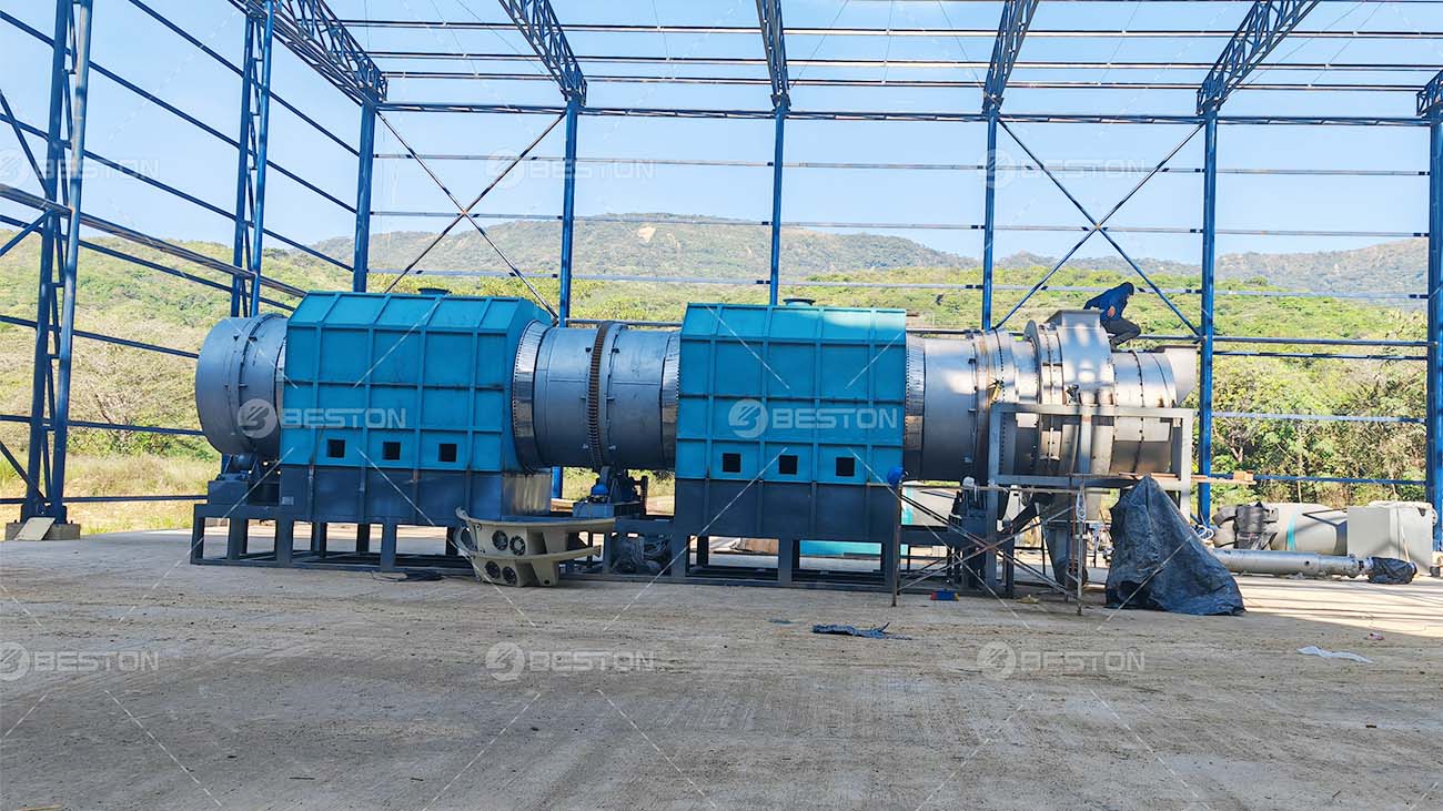 Beston Coconut Shell Charcoal Making Machine