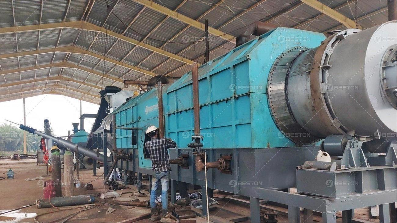 Install Coconut Shell Charcoal Machine